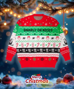 Katseye Merch Gnarly Or Nice Ugly Christmas Sweater Holiday Sweater