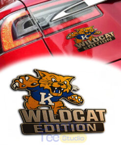 Kentucky Wildcats Custom Car Name Badge