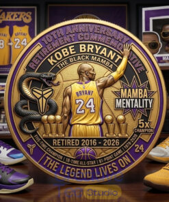 Kobe Bryant 10th Anniversary Retirement Collector’s Commemorative Coin