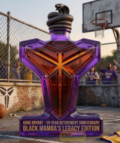 Kobe Bryant 10th Anniversary Retirement Collector’s Whiskey Bottle