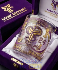 Kobe Bryant “Mamba Mentality” 10th Anniversary Retirement Whiskey Glass