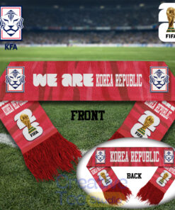Korea National Soccer Team WC26 Premium Scarf