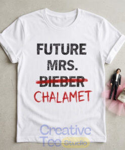 Kylie Jenner Coachella 2026 Future Mrs Bieber Chalamet Shirt