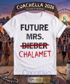 Kylie Jenner Coachella 2026 Future Mrs Bieber Chalamet Shirt