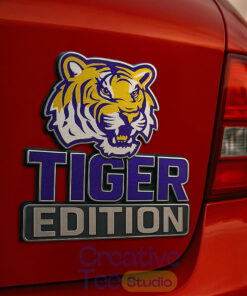 LSU Tigers Custom Car Name Badge LSU Tigers Custom Car Name Badge