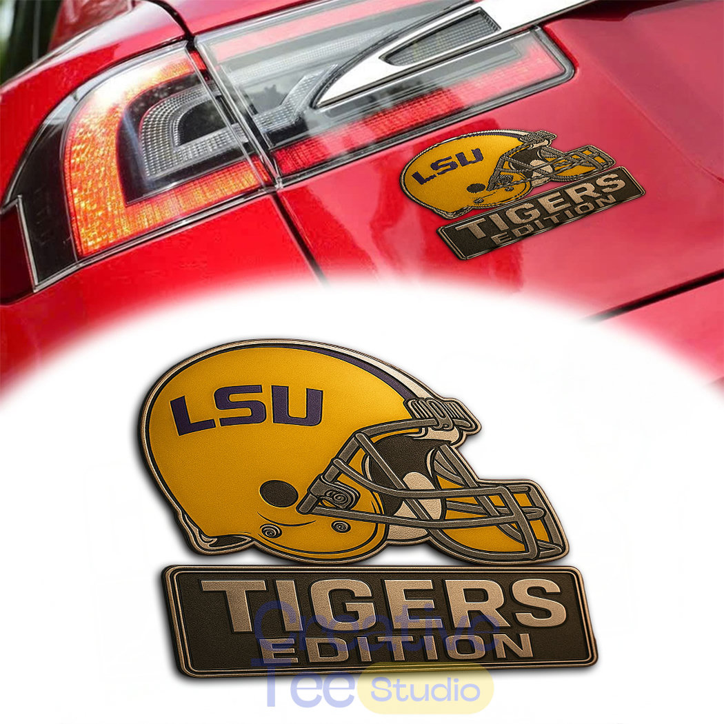 LSU Tigers Custom Car Name Badge LSU Tigers Custom Car Name Badge