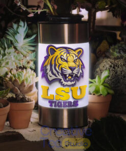LSU Tigers Waterproof Solar Garden Light