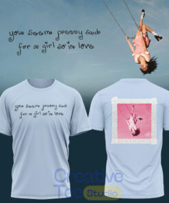 Lace Album Cover Blue T-Shirt