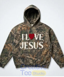 Lamar Jackson “I Love Jesus” Camo Hoodie