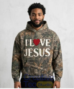 Lamar Jackson “I Love Jesus” Camo Hoodie