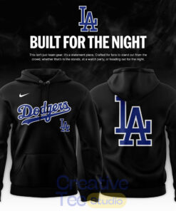 Los Angeles Dodgers 2026 Fashion Black Out “Build for The Night” Hoodie