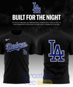 Los Angeles Dodgers 2026 Fashion Black Out “Build for The Night” Hoodie