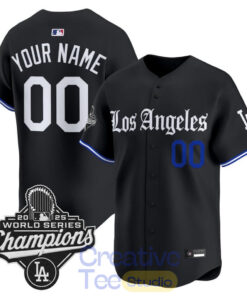 Los Angeles Dodgers “Gothic Edition” Custom Baseball Jersey