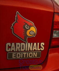 Louisville Cardinals Custom Car Name Badge Louisville Cardinals Custom Car Name Badge