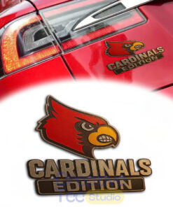Louisville Cardinals Custom Car Name Badge