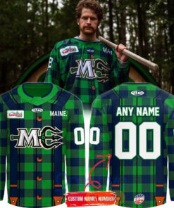 Maine Mariners Lumberjack Uniform 2026 Custom Hockey Jersey