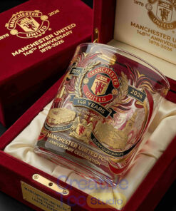 Manchester United 148th Anniversary Limited Edition Whiskey Glass