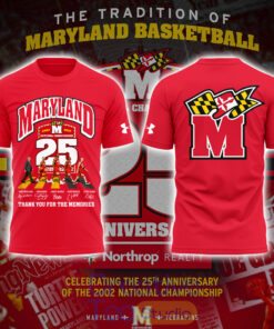 Maryland Terrapins Celebrating The 25th Anniversary of the 2002 National Championship T-Shirt