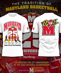 Maryland Terrapins Celebrating The 25th Anniversary of the 2002 National Championship T-Shirt