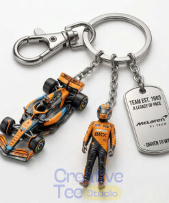 McLaren F1 Team Racing Keychain