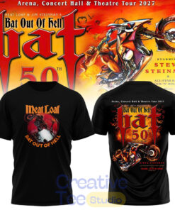 Meat Loaf Bat Out of Hell 50th Anniversary Tour Tee Hoodie