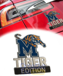 Memphis Tigers Custom Car Name Badge