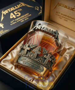 Metallica 45th Anniversary Limited Edition Whiskey Glass