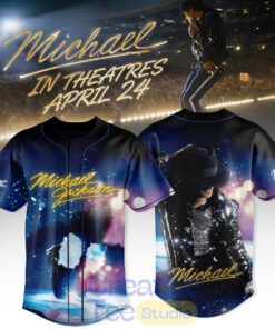 Michael Jackson In Theatres Custom Exclusive Baseball Jersey