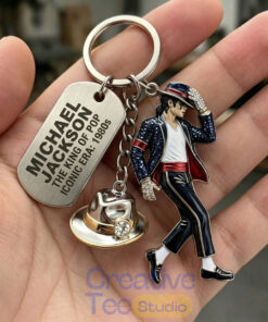 Michael Jackson The King of Pop Collectible Keychain