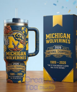 Michigan Wolverines 2026 National Champions Commemorative YETI Tumbler