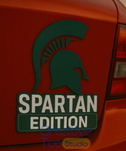 Michigan State Spartans Custom Car Name Badge