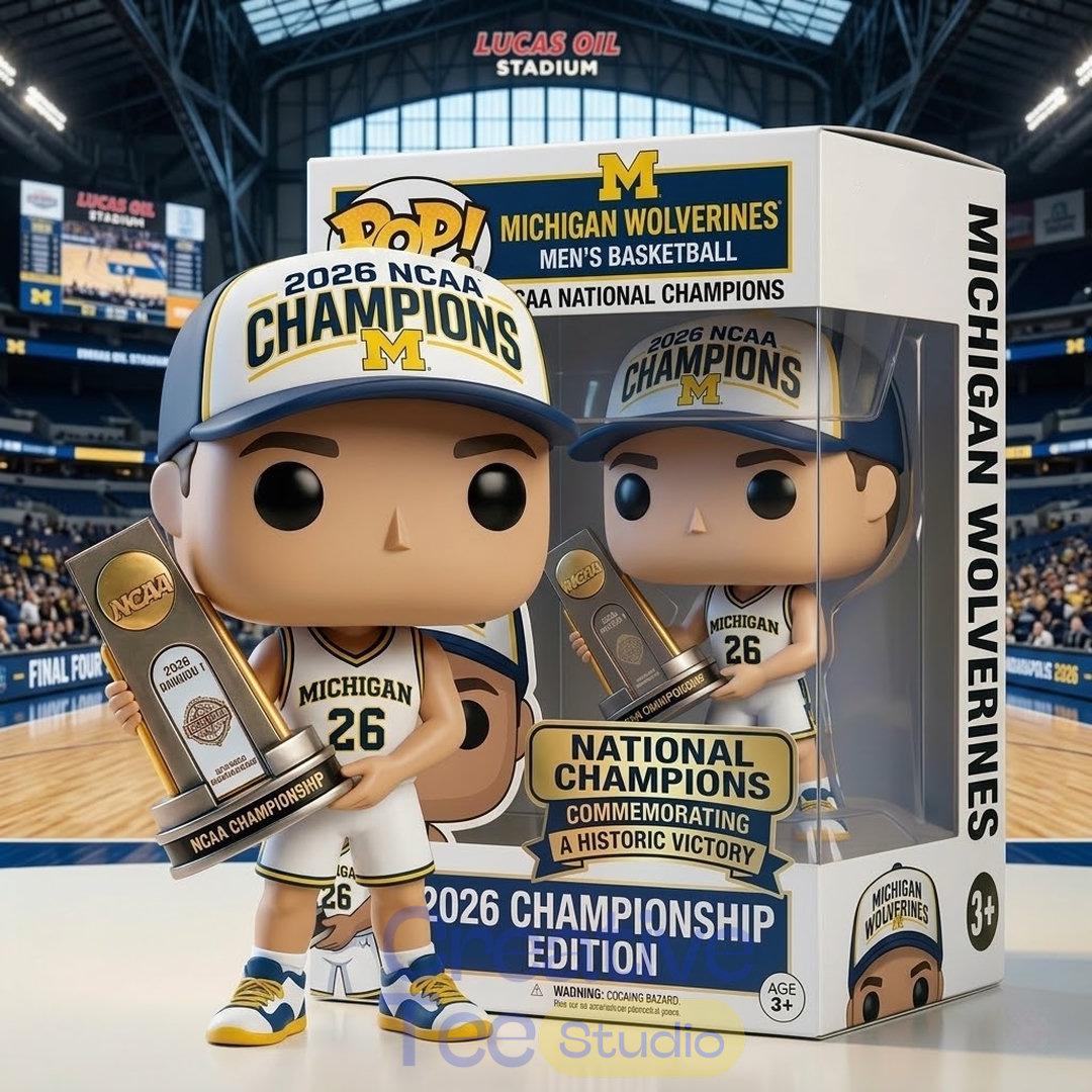 Michigan Wolverines 2026 NCAA National Champions Commemorative Pop! Figure Michigan Wolverines 2026 NCAA National Champions Commemorative Pop! Figure