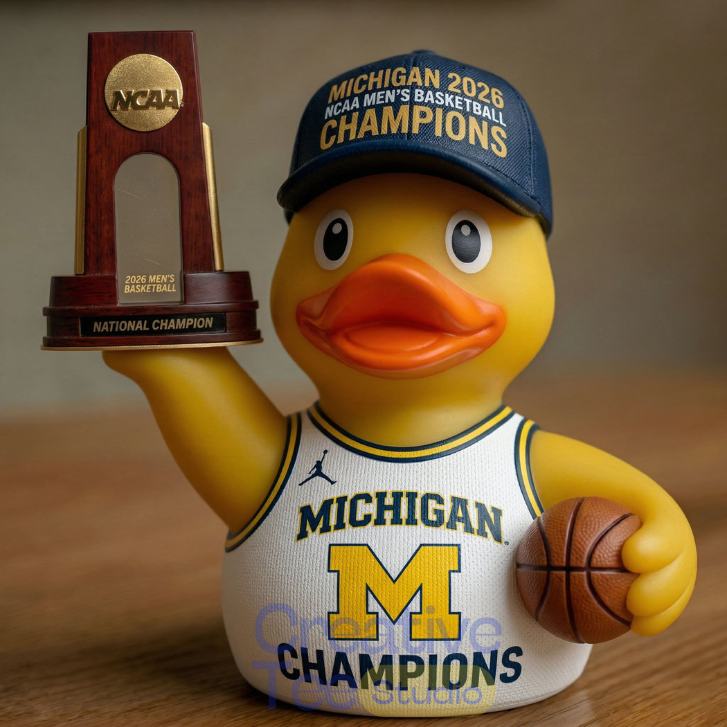 Michigan Wolverines 2026 National Champions Duck Michigan Wolverines 2026 National Champions Duck