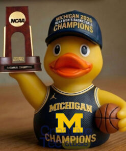 Michigan Wolverines 2026 National Champions Duck
