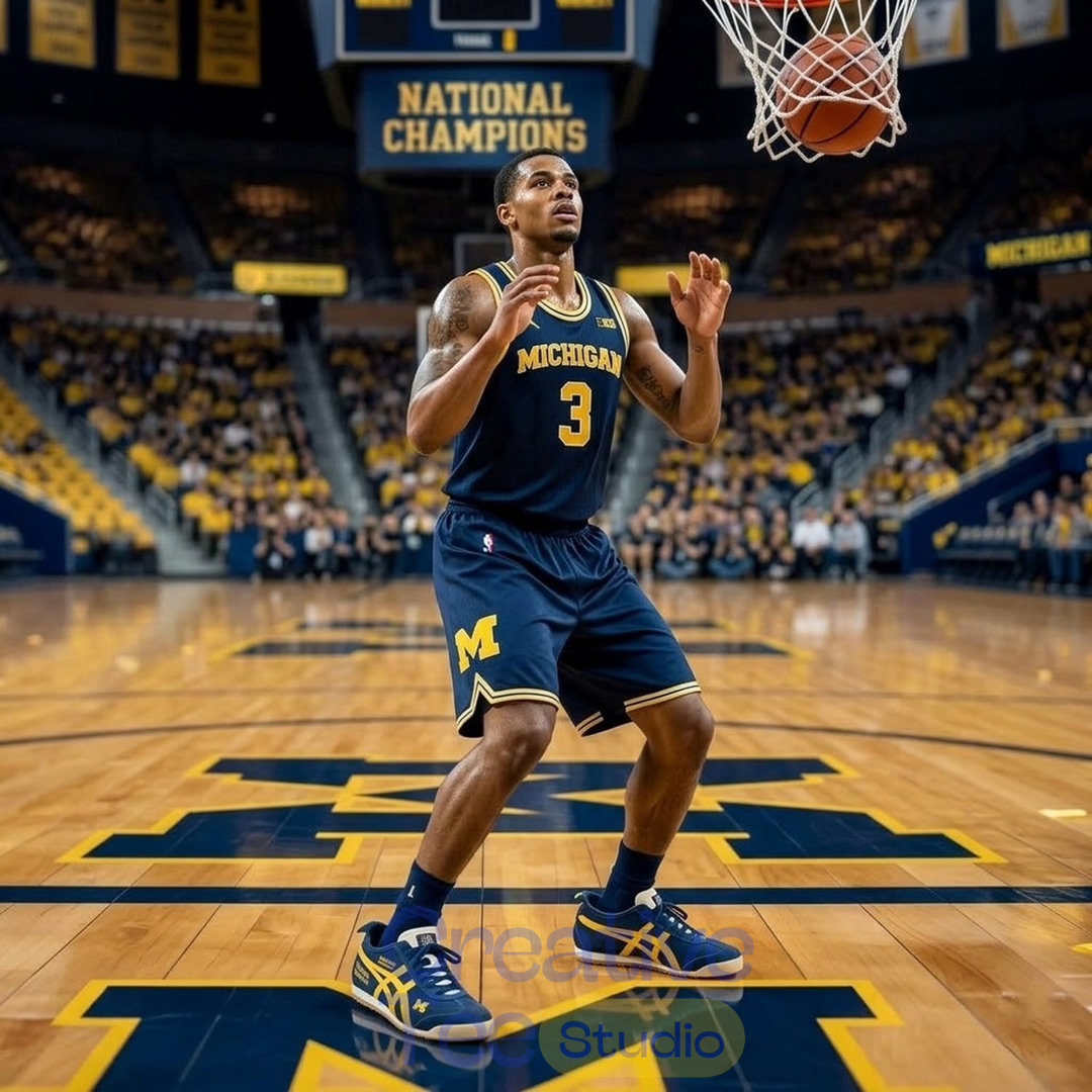 Michigan Wolverines Men’s Basketball Champions 2026 Tiger Shoes Michigan Wolverines Men’s Basketball Champions 2026 Tiger Shoes