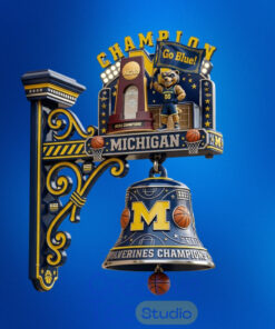 Michigan Wolverines NCAA Final Four Championships Premium Wall Bell
