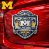 Michigan Wolverines Premium NCAA Men s Basketball National Campion 2026 Car Name Badge 1.jpg