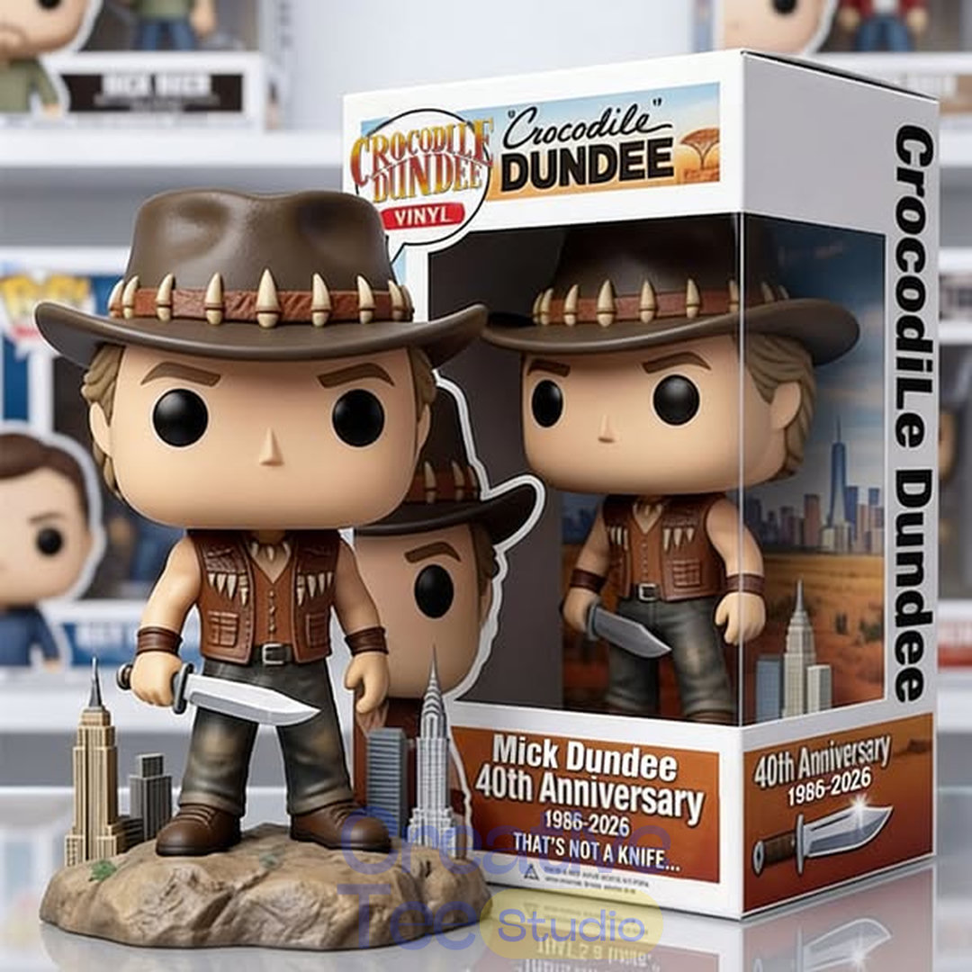 Mick Dundee Crocodile Dundee 40th Anniversary Pop! Figure Mick Dundee Crocodile Dundee 40th Anniversary Pop! Figure