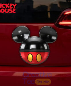 Mickey Mouse Premium 3D Car Name Badge
