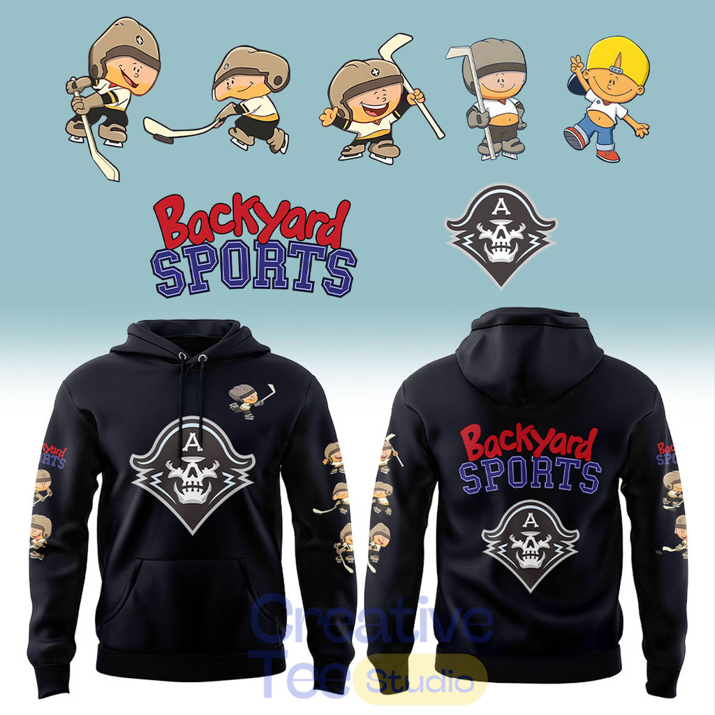 Milwaukee Admirals Backyard Sports Night Hoodie Milwaukee Admirals Backyard Sports Night Hoodie