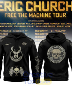 Milwaukee Bucks x Eric Church – Free the Machine Tour Hoodie