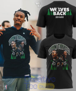Minnesota Timberwolves Twin Turbos Wolves Back T-Shirt
