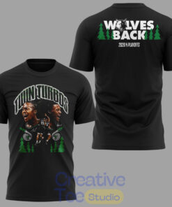 Minnesota Timberwolves Twin Turbos Wolves Back T-Shirt
