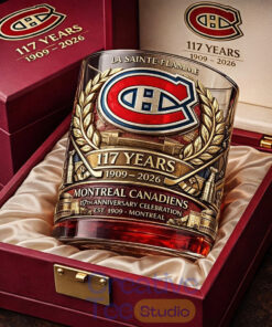 Montreal Canadiens 117th Anniversary Collector’s Whiskey Glass