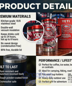Montreal Canadiens 117th Anniversary YETI Tumbler