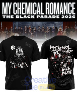 My Chemical Romance The Black Parade 2026 Skull Band T-Shirt
