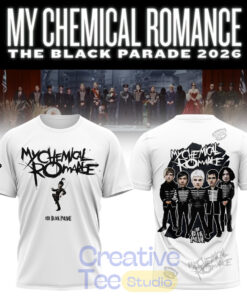 My Chemical Romance The Black Parade 2026 Skull Band T-Shirt