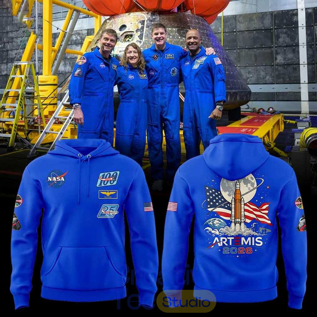 NASA 2026 Artemis II Moon Mission Special Hoodie NASA 2026 Artemis II Moon Mission Special Hoodie