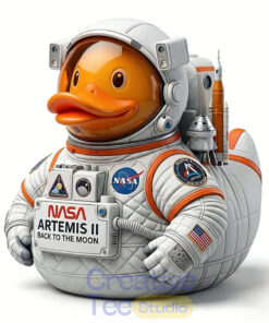 NASA Artemis II Back to THE Moon Collectible Duck
