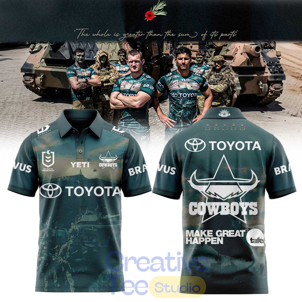 NQ Cowboys 2026 Defence of the Australian Army Brigades Polo NQ Cowboys 2026 Defence of the Australian Army Brigades Polo